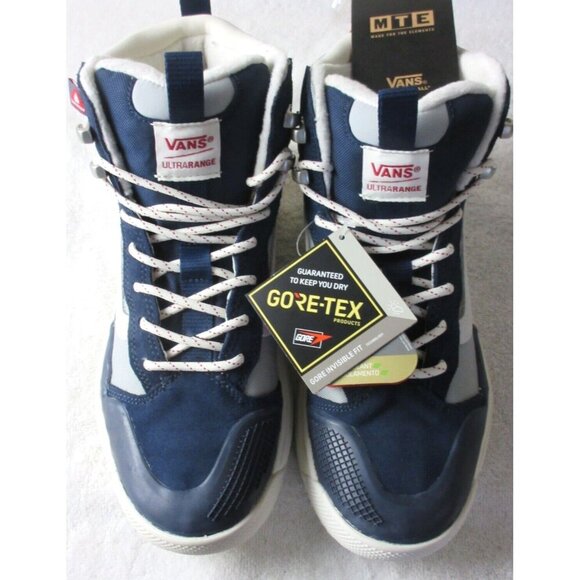 Vans Women's UltraRange Exo Hi MTE-2 Boots Dress Blue High Rise Size 8.5 NIB - Picture 1 of 5